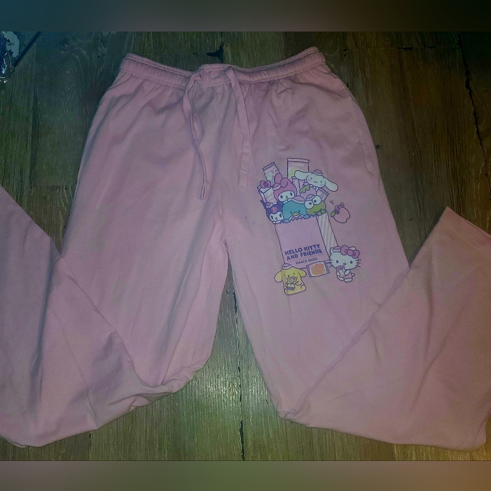 Hello Kitty Bioworld Pink Sleep Pants